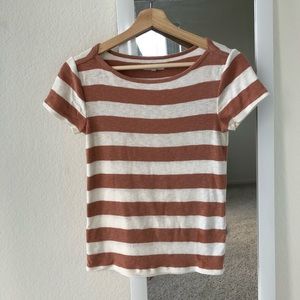 Madewell Striped Short Sleeve Shirt